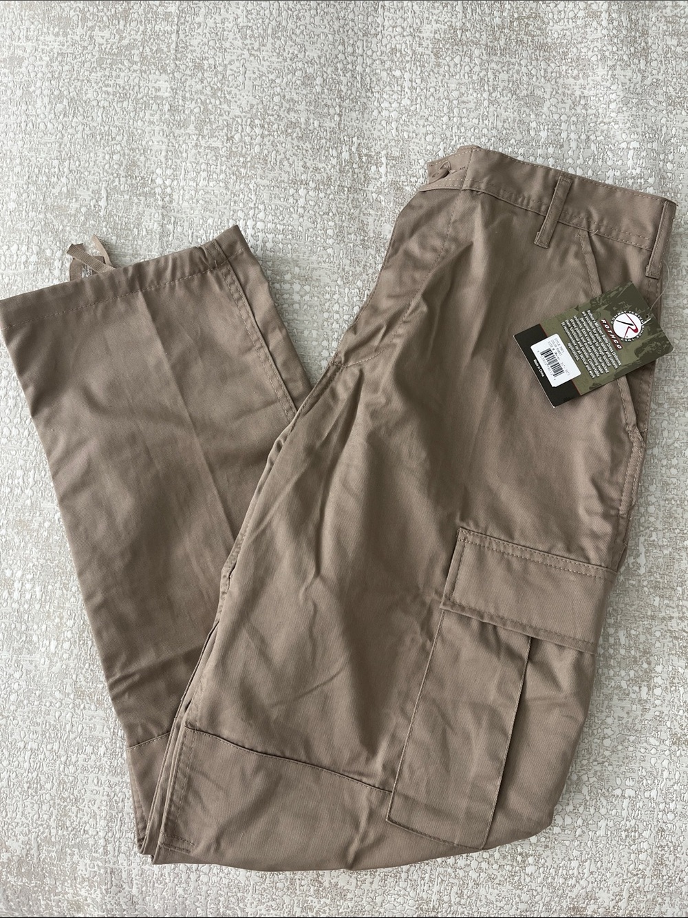 Men's Rothco Cargo Pants in Khaki - Durable Everyday Wear